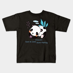 Panda - Swim & Climb - Educate Kids T-Shirt